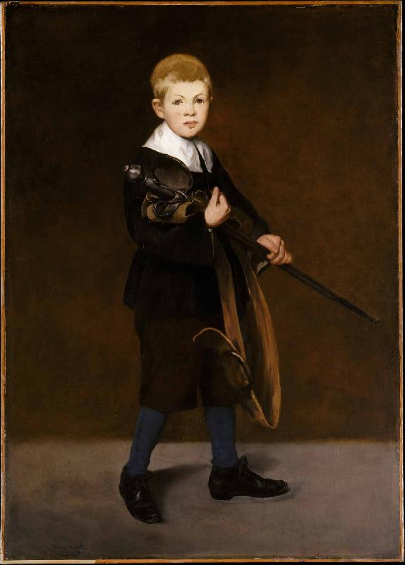 Edouard Manet Boy Carrying a Sword oil painting image